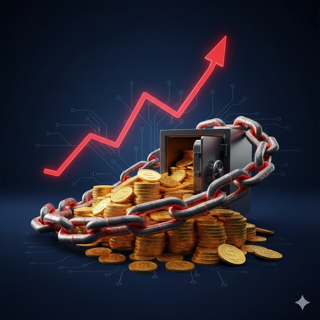 رسوم بيانية توضح تراكم الفوائد البنكية.