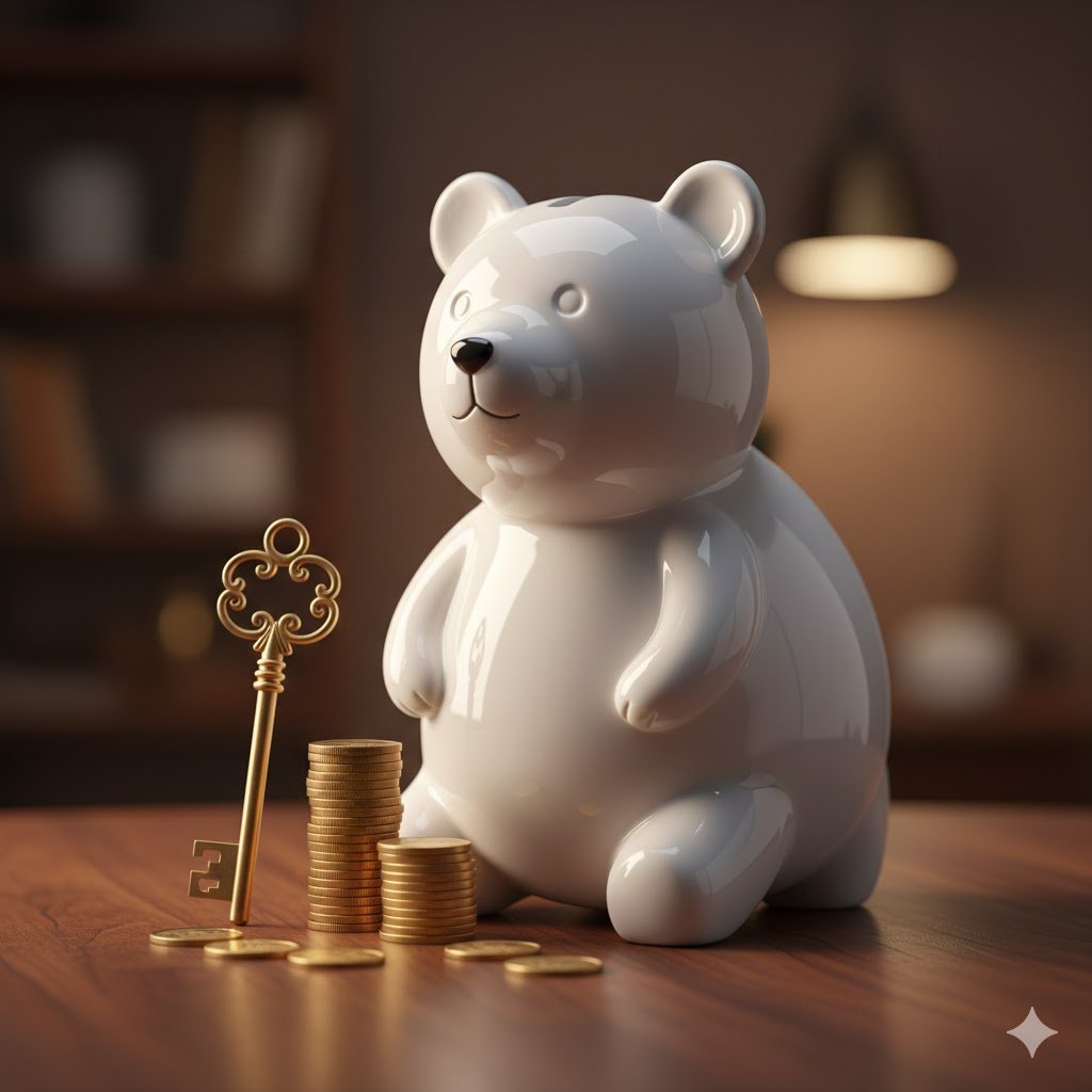 رمز للادخار والأمان المالي بعد السداد.