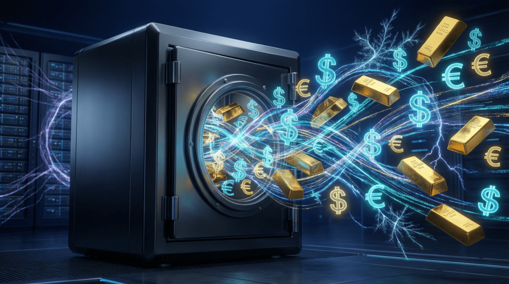 استلام الأموال والعملات الرقمية