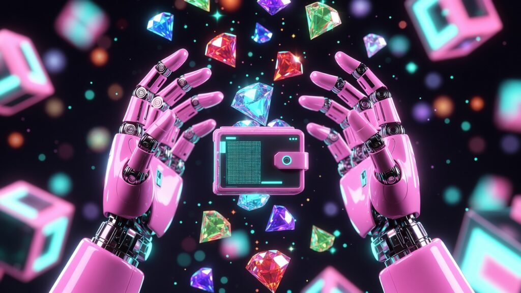 رموز هدايا رقمية وعملات تعبر عن دعم تيك توك المباشر