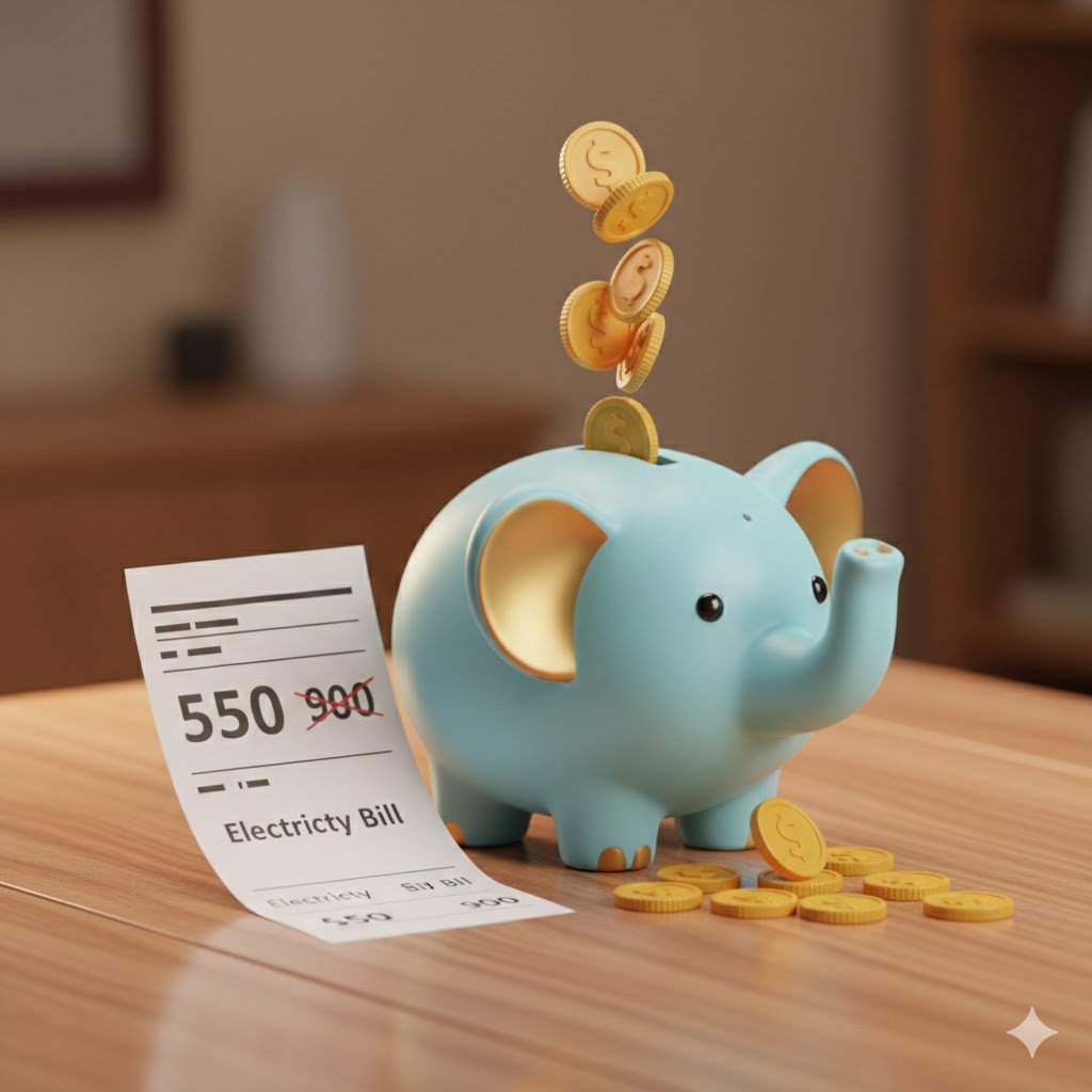 حصالة فيل تحفظ مدخرات العائلة من فواتير الكهرباء