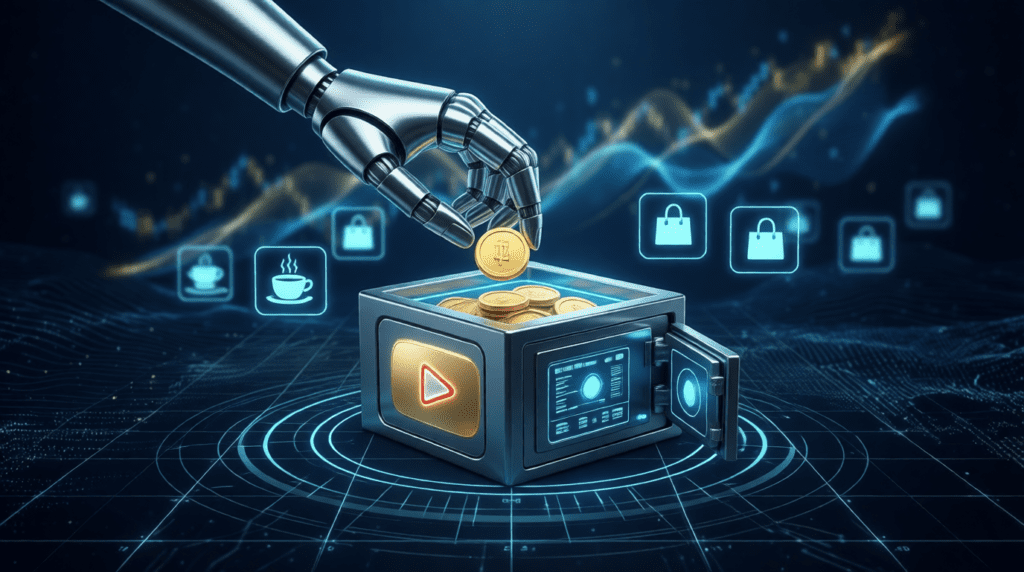 رسم توضيحي لعمليات التوفير الذكي من قنوات يوتيوب مالية