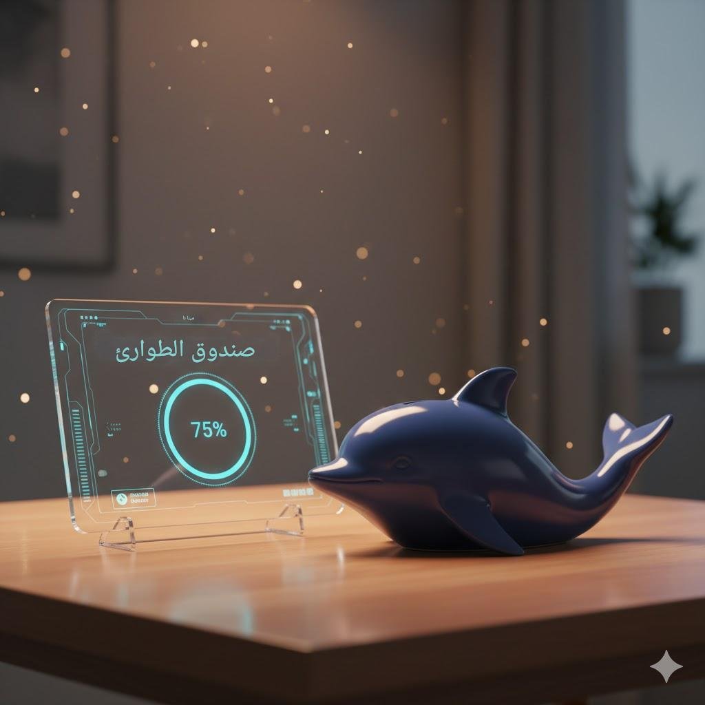 حصالة مبتكرة على شكل دلفين لادخار الطوارئ في 2026