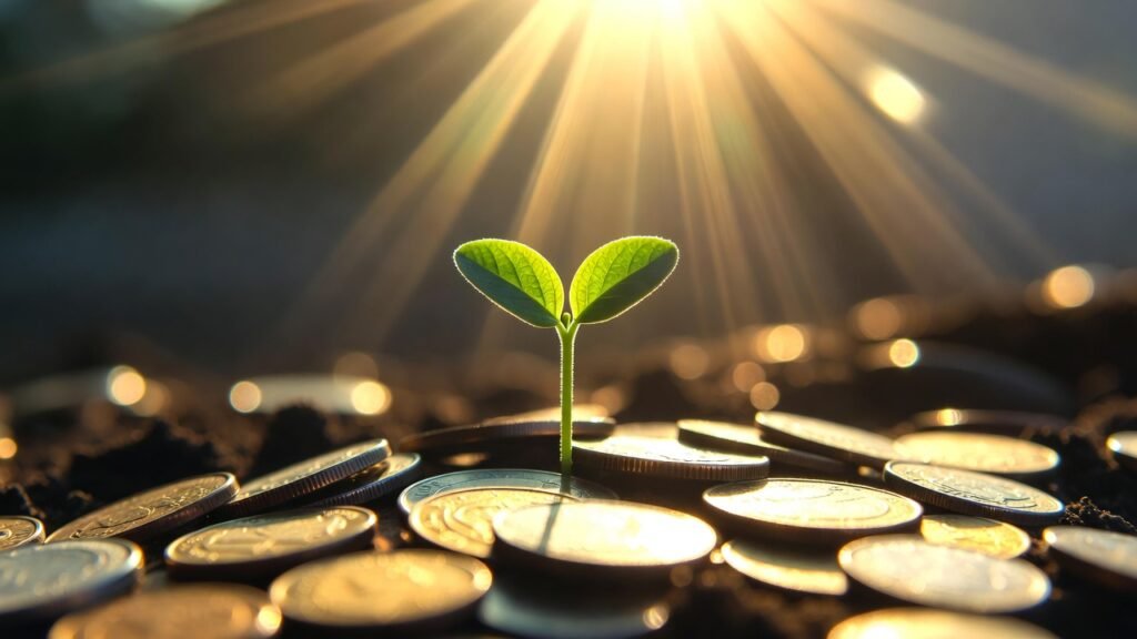 صورة ختامية تعبر عن التحرر والنمو المالي