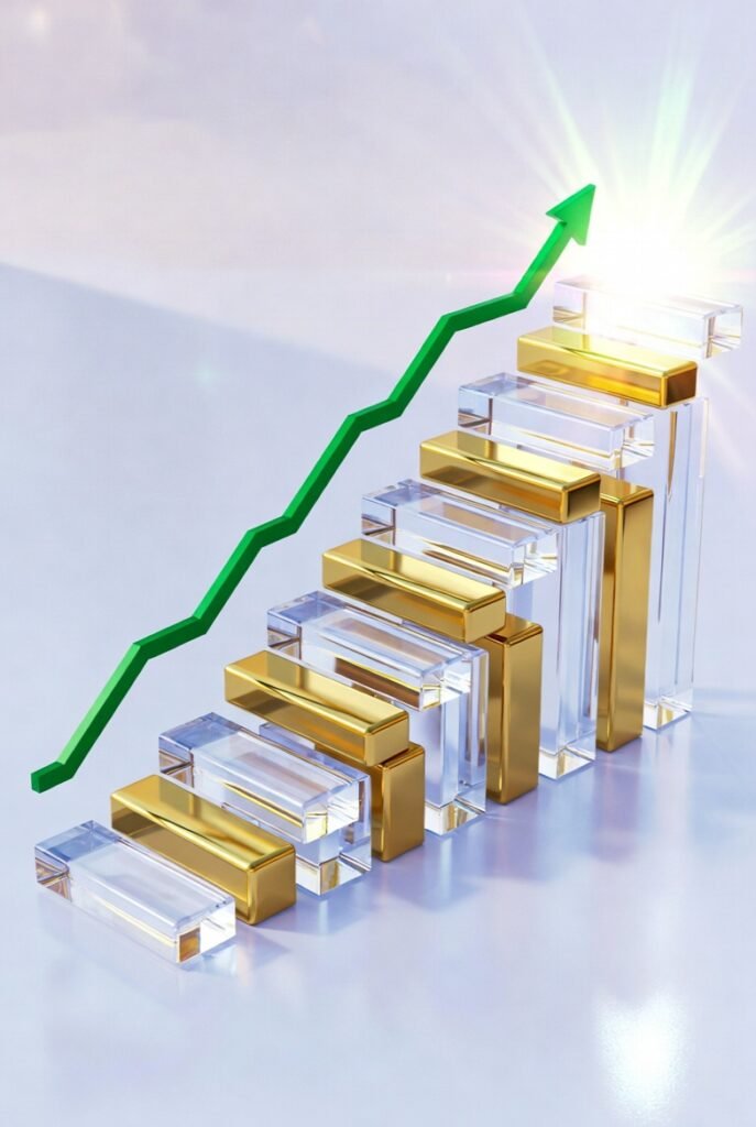 لوحة رسم بياني توضح رحلة الوصول إلى التقاعد المبكر