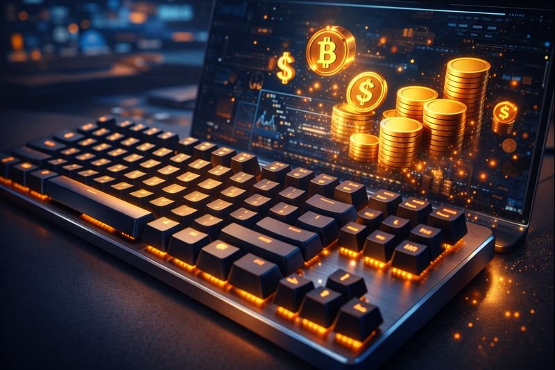 يد بشرية تستخدم أدوات رقمية لتحقيق financial-liberation.com.