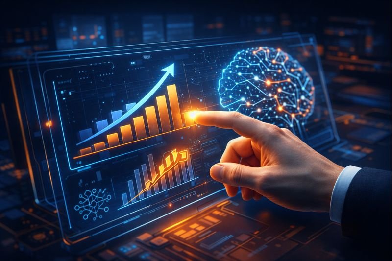 صورة بارزة توضح علاقة وظائف المستقبل بالذكاء الاصطناعي.