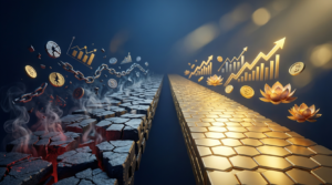 رسم تعبيري يجسد نصائح نادمة مالية ومسار الثروة