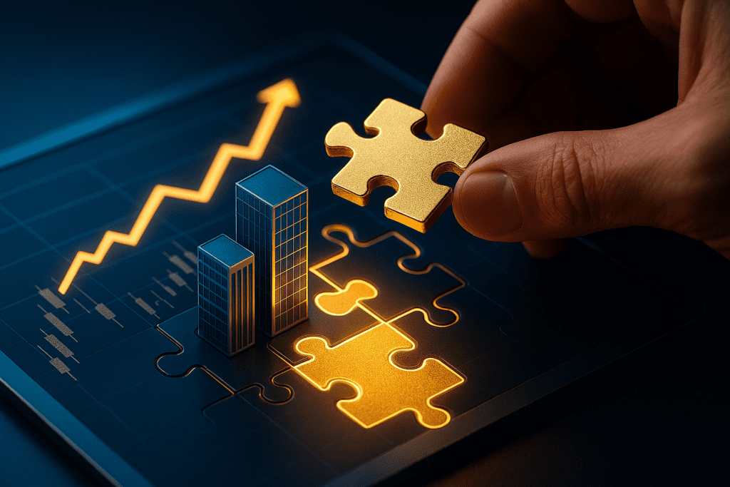 يد تعبر عن اختيار الاستثمار الأنسب للتحرر المالي
