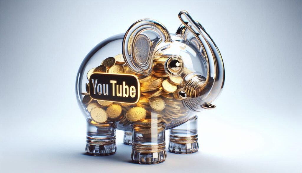 وسيلة ادخار حديثة (حصالة فيل) مع عملات رقمية