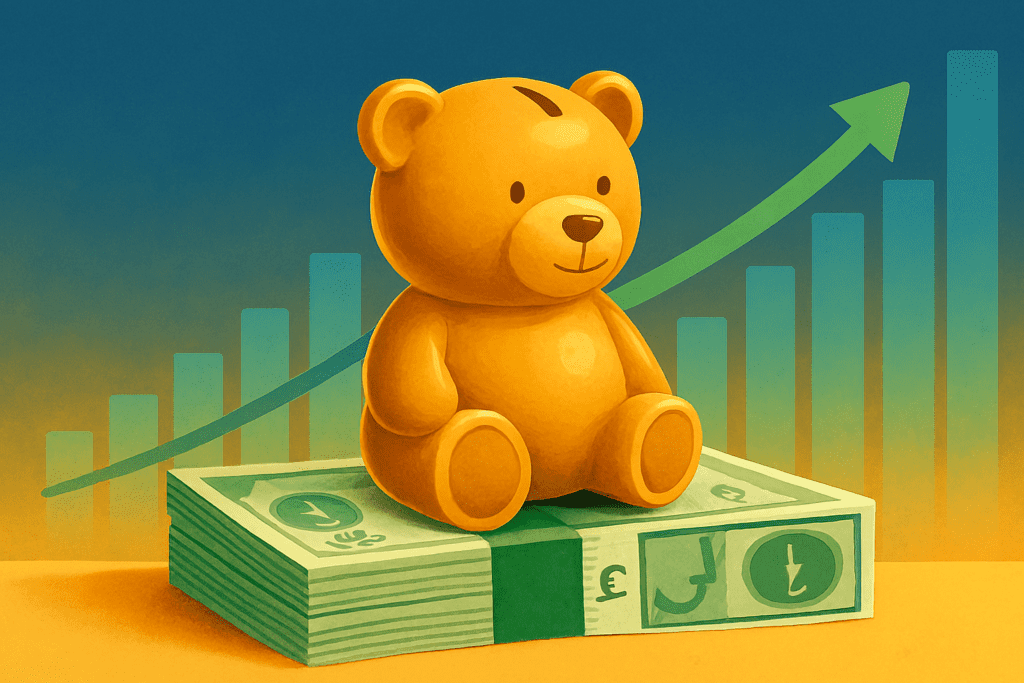 مخطط نمو الأصول يوضح تضاعف الدخل من خلال تنويع مصادر الإيرادات الشهرية.