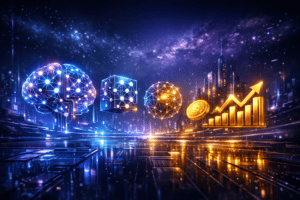 غلاف احترافي يوضح تنوع وظائف الذكاء الاصطناعي (AI Jobs) ومستقبل العمل.